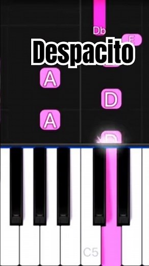 Despacito - EASY Piano Tutorial For beginners #piano #pianomusic #beginners #howtoplay