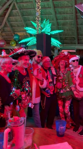 Pop’s Sunset Grill on Instagram: "What a night! Cheers to everyone who made our 4th annual Ugly Sweater Party a hideous success🥂🎄 Sending a special skål to our friends @karateinthegaragefl for keeping the vibes high all night🥳 The sweater contest did not disappoint— ugliest, funniest, and most creative were all fiercely contested. Check out the live stream on our Facebook! #popssunsetgrill #uglysweater #livemusic"