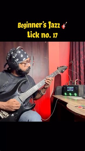 Beginner’s Jazz Guitar Lick No. 17 | Jazz Am9 @ 100 BPM 🎸
