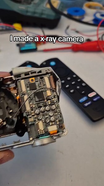 See Through Objects with an Infrared X-Ray Camera
