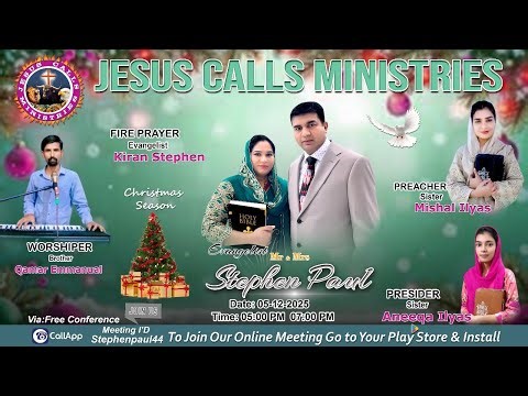 Jesus Calls Ministry (Evening Meeting 05-December-2025) Norway Oslo
