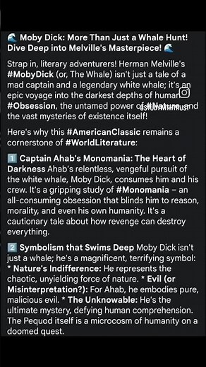 Moby Dick Explained: Captain Ahab's Obsession ANALYSIS|| #studywithtrust