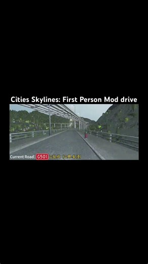 Cities Skylines: First Person Mod drive