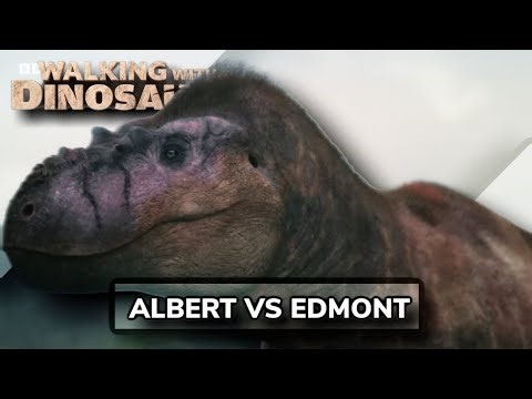 ALBERTOSAURUS HUNTS AN EDMONTOSAURUS | WALKING WITH DINOSAURS | BBC 2025