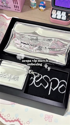 Aespa Synk Parallel Line World Tour VIP Merch Unboxing