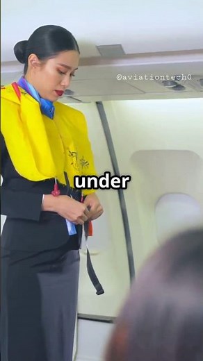 "How Life Vests & Slides Deploy in an Emergency ✈️🛟