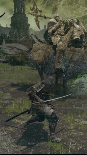 Fighting the Tree Sentinal for the first time (Instant Death) #eldenring #fromsoftware