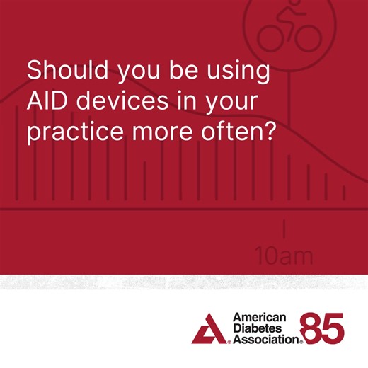 244K views · 576 reactions | See if your patients would benefit from an automatic insulin delivery (AID) device and learn how to get them started. | American Diabetes Association | Facebook