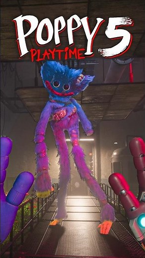 HUGGY IS FRIENDLY in Chapter 5 | Huggy Wuggy saves us! - Poppy Playtime Chapter 4