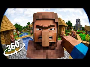 POV: A Real Day in Minecraft 🏘️ 360 Degree Video