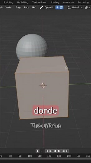 Clase 7 - Diferencia entre Modo Objeto y Modo Edición en Blender