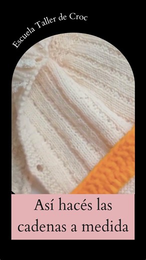 How to make custom chains in crochet without counting stitches