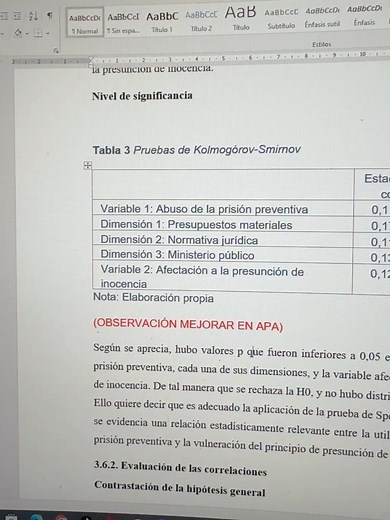 Cómo Presentar Tablas según APA Séptima Edición