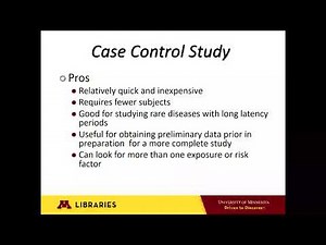 Research Study Designs in the Health Sciences