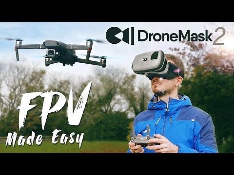 DroneMask2 Easy FPV Goggles - Complete Immersive Drone Headset FPV For Your Drone FREE Shipping