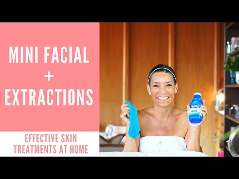 At Home Facial and Blackhead Extraction Tutorial! | Naturally Glowing Skin