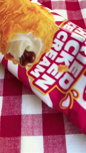 Fried chicken ice cream