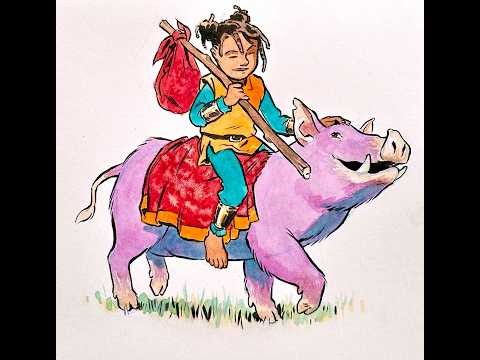 Ink and Watercolor Illustration