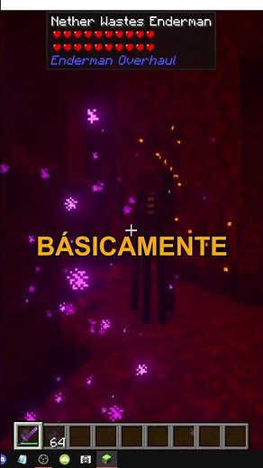 CÓMO FUNCIONA al NETHER WASTES ENDERMAN en MINECRAFT Enderman Overhaul