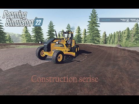Farming simulator 22 Cat® Motor Grader -- Making the Grade (fs22 construction series)