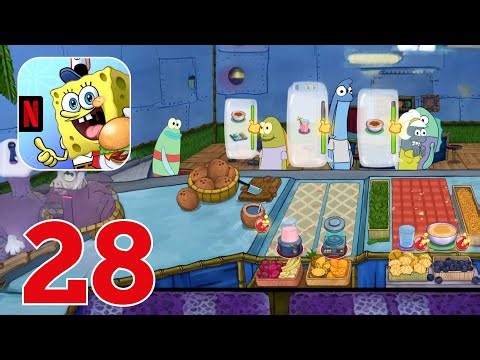 SpongeBob: Get Cooking - Gameplay Walkthrough Juice Bar - Level 21-30 (iOS, Android)