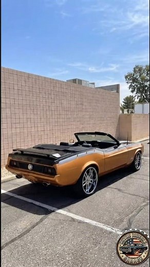 GOLDEN MUSCLE! Custom '72 Ford Mustang Convertible! 🤩🔥