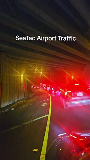 SeaTac Airport Traffic #traffic #SeaTac #Seattle #Airport