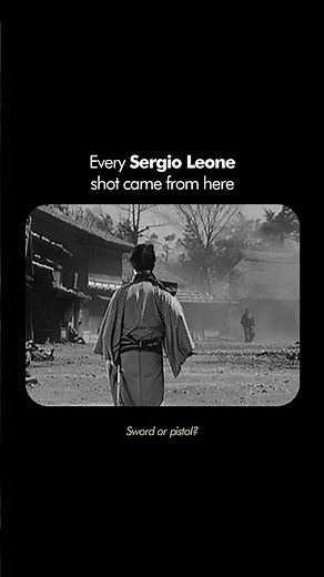 Yojimbo (1961) Dir: Akira Kurosawa | DP: Kazuo Miyagawa Leone copied this