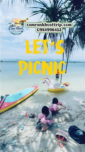 Tour picnic cho gia đình ở Cam Ranh Boat Trip.