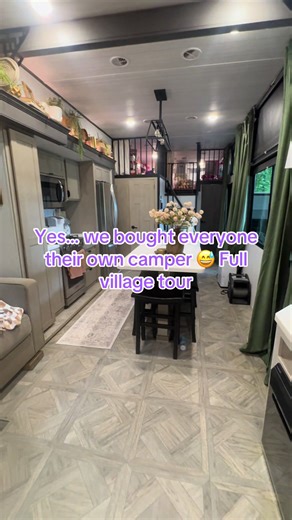 Full tour of our Camper village 👀 🏠 #fulltimecamperlife #camperliving #camperlife