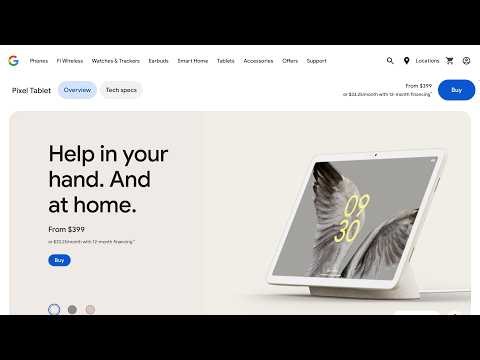 Pixel Tablet, Help in Your Hand - Google Store · Store.google.com · 2026