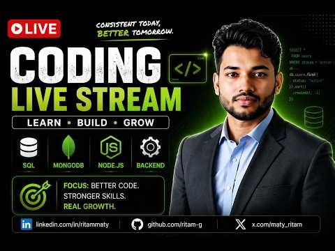 🚀 Day 4 | SQL + MongoDB Practice | Backend Developer Journey | Study With Me