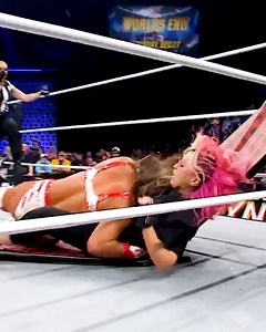 Megan Bayne spears Mina Shirakawa THROUGH THE TABLE! 🤯 #AEWDynamite is LIVE NOW on TBS & streaming on HBO MAX! | All Elite Wrestling