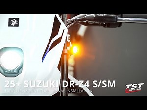 How to Install TST LED Front Flushmount Turn Signals on a 2025+ Suzuki DR-Z4 S/SM by TST Industries