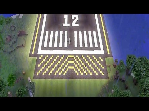 How to Build a Airport in Minecraft: Runway Episode 1