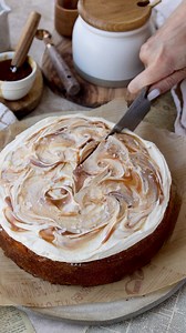 141K views · 1.2K reactions | This delicious Caramel Cake is filled with caramel sauce, and topped with a Salted Caramel Frosting and swirls of more caramel sauce. The cake is moist and fluffy, with the rich taste of gooey caramel in every bite. 癩 Check out this amazing recipe here: https://www.piesandtacos.com/caramel-cake/ | Pies and Tacos | Facebook