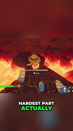 Surviving a Lava Chasm? Grab Your Backpack! #shorts