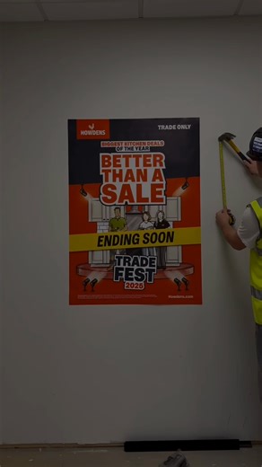 Last call for #HowdensTradeFest! ⏰ hwdn.uk/TradeFest Better than a sale - get down to your local depot before it’s over. 👊 Ends 31st October. 🚨 | Howdens