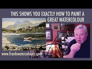 This shows you exactly how to paint a great watercolor.