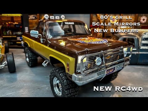 New RC4wd Scale Dept. Scottsdale TF2, 80's Grill, New Mirrors, Warm Leds! The Best Squarebody RC Yet