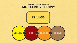 What Colors Make Mustard Yellow?