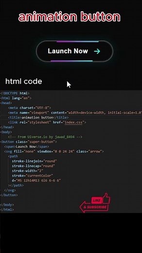 amazing CSS Animated Button that will grab attention and make your website.