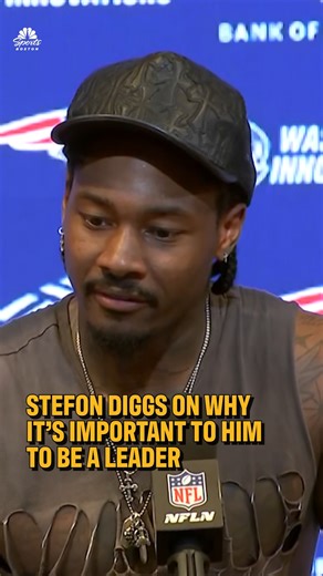 Stefon Diggs explains why being a leader on this Patriots team is important to him | NBC Sports Boston
