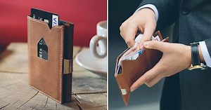 【免翻找！拇指輕推，俐落取出卡片！！】挪威 Exentri 極簡防盜皮夾，採用牛皮製成，手感極佳！不鏽鋼獨特扣環，錢包完美扣起不鬆脫！RFID防盜功能，在外更安心！集質感、實用於一身唷～！ 有「4款」可選，票根小口袋，讓收納更完美哦～^^ CHECK IT OUT→ https://goo.gl/X52Geq ---------- 刷卡分期 0 利率，正式上線！ 最高12期，刷花旗、永豐，再享最高10%回饋金！ | citiesocial