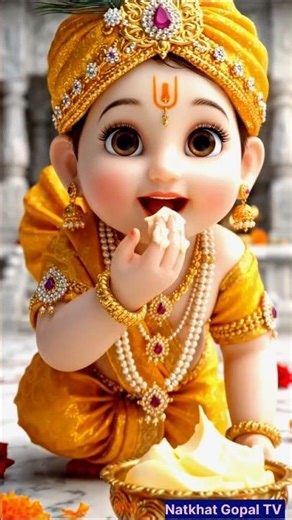 Jab Laddu Gopal Ji ne lagayi makkhan ke liye daud! 🏃‍♂️🧈