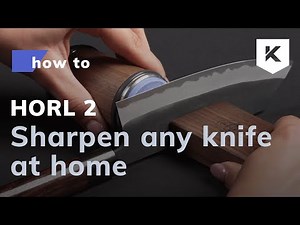 Fast and easy way to sharpen any knife at home | HORL 2