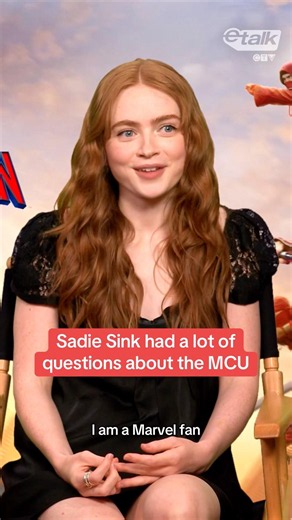 ‘Spider-Man: Brand New Day’ star Sadie Sink had alot of questions about the MCU