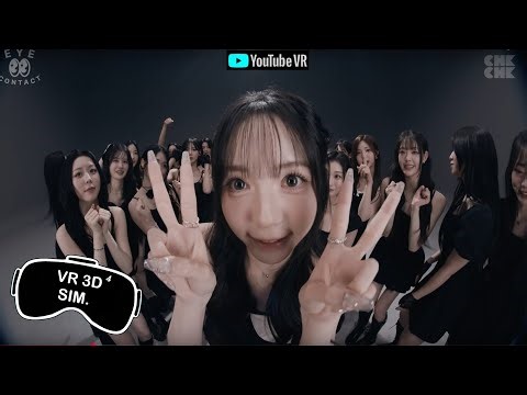 [VR] tripleS ‘Black Soul Dress’ eyecontact (Simulated VR 3D)