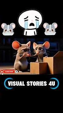 🐭Missing rat children 💔 3d animation #cartoon #shorts2025 #emotionalstory ‪@visual_stories_4u‬
