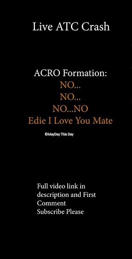 Live ATC audio mid air collision plane crash near wedderburn australia | VH-EWS